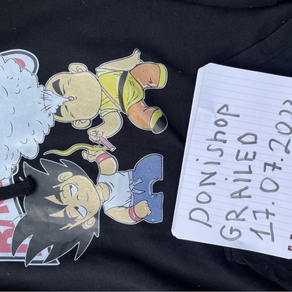 Black Graphic Hoodie - Picture 2 of 4